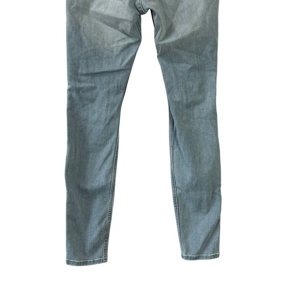 Hollister Blue Jeans Ultra High Rise Super Skinny Soft Stretch 7R Distressed - Picture 6 of 10